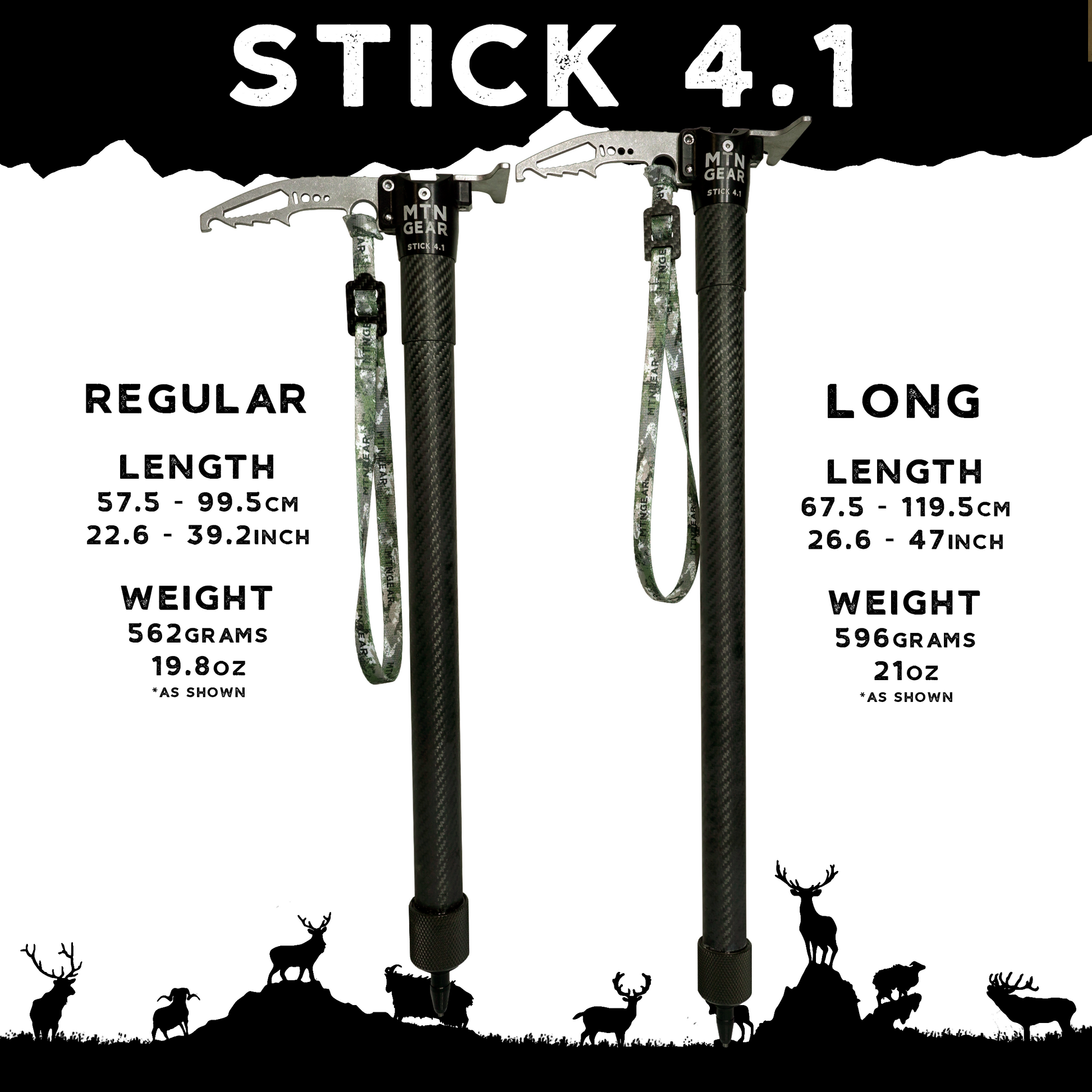 MTNGEAR Stick 4.1, stick 4.1, MTNStick, Stick specs