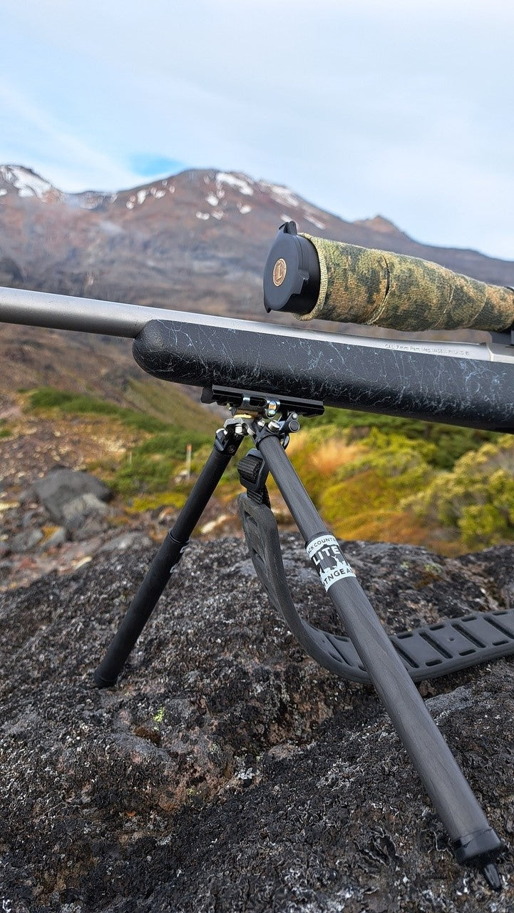 mtngear nz, mtngear bipod, bipod, backcountry, backcountry bipod, bipod nz, light bipod, lightweight bipod, rifle bipod, carbon bipod, carbon fibre bipod, bipods, bipods nz, gun bipod, full range of movement bipod, easy to install bipod, quick detach bipod, adjustable bipod, detachable bipod, mtngear carbon bipod, mtngear backcountry lite bipod