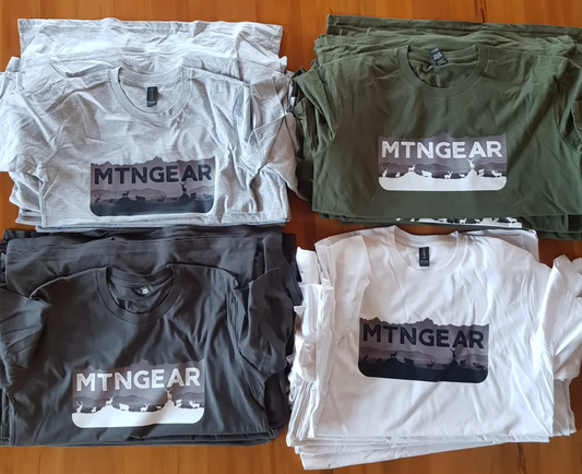 mtngear tshirts, mtngear shirts, mtngear tees, hunting shirts, different coloured mtngear shirts