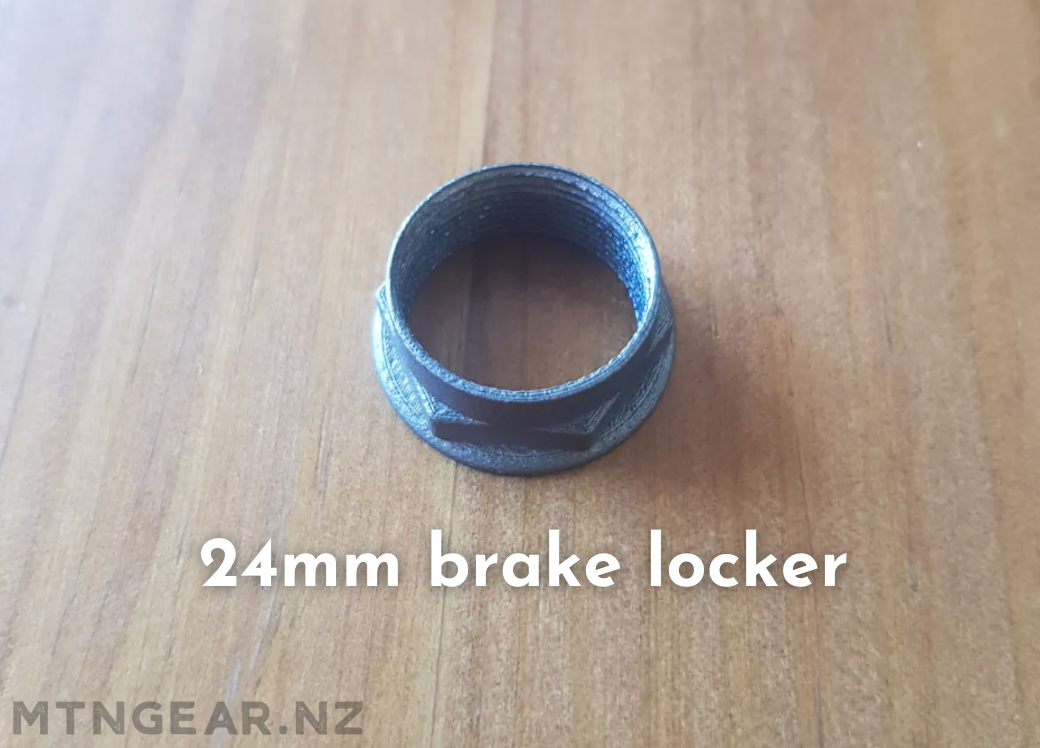 24mm brake locker, brake locker, mtngear brake locker, muzzle brake locker, best brake locker